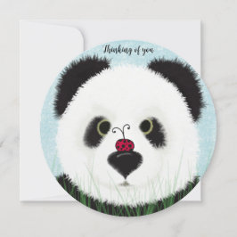 Cartão Urso Panda Adorável