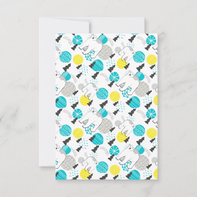 Cartão Urso polar (Frente)