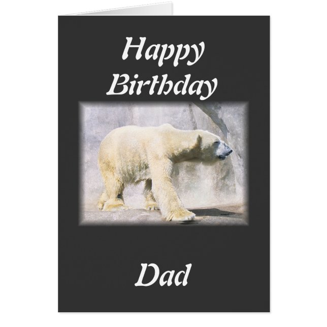 Cartão urso polar (Frente)