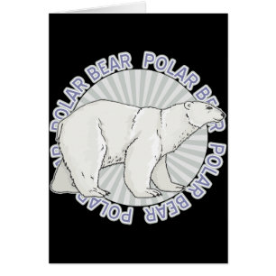 Cartão Urso polar clássico