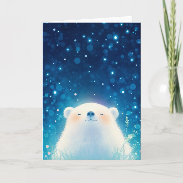 Cartão Urso Polar Conteúdo (Frente)