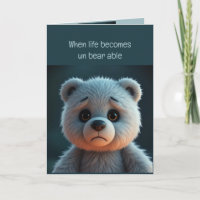 Urso Triste Animal Ficar Bem ou Perda, Ensaios Dif