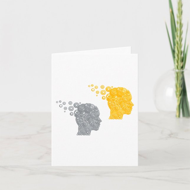 Cartão Ursos de Cabeça Humana (Criador carregado)