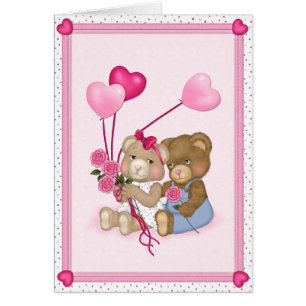 Cartão Ursos Doces - dentro vazio