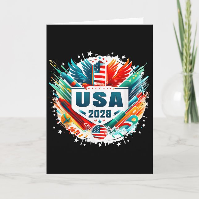Cartão Usa 2028 Go United States Srt Usa Team 2028 Usa  (Frente)