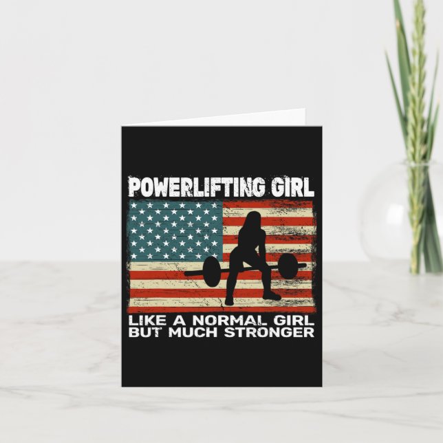 Cartão Usa Gym Powerlifter Powerinclusive Para (Frente)
