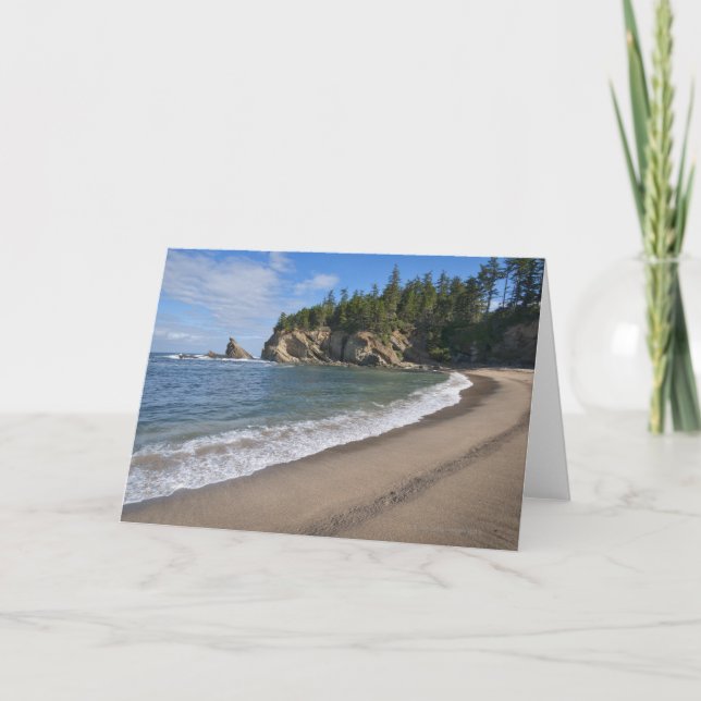 Cartão USA, Oregon, coastline (Frente)