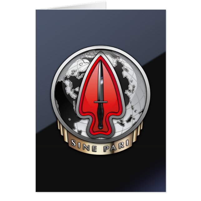 Cartão USASOC [Novo DUI] (Frente)