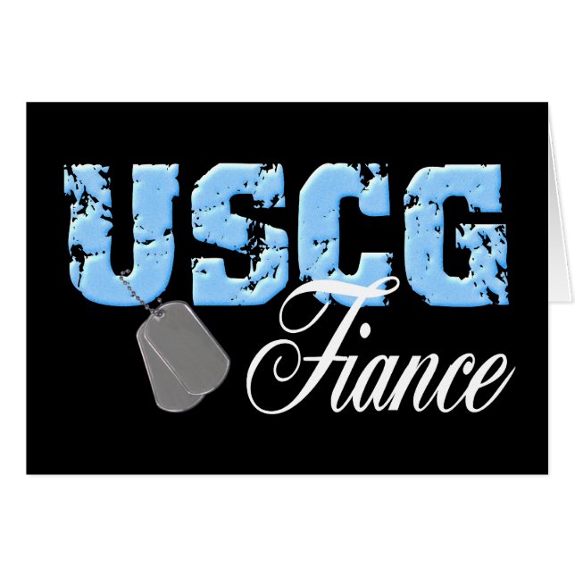 Cartão uscg99fiance2blk (Frente Horizontal)