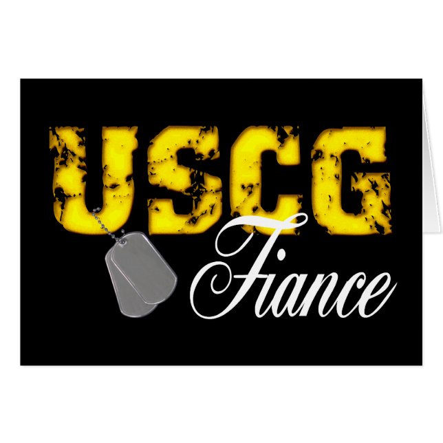 Cartão uscg99fianceblk (Frente Horizontal)