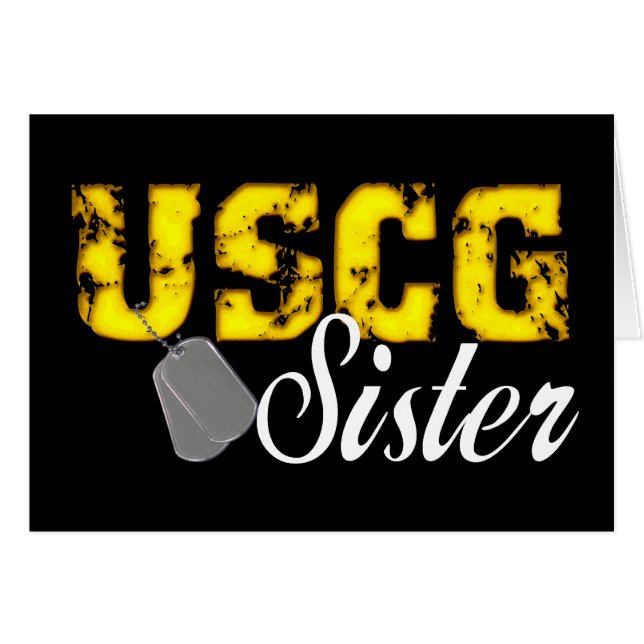 Cartão uscg99sisterblk (Frente Horizontal)