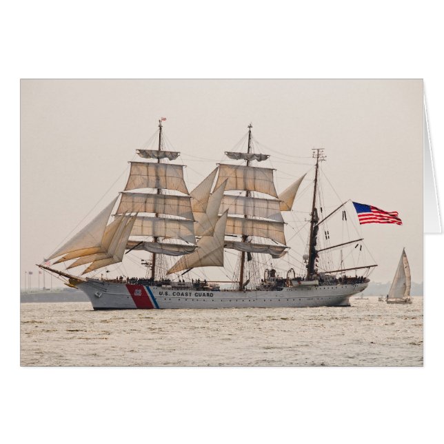 Cartão USCG Eagle 2 (Frente horizontal)