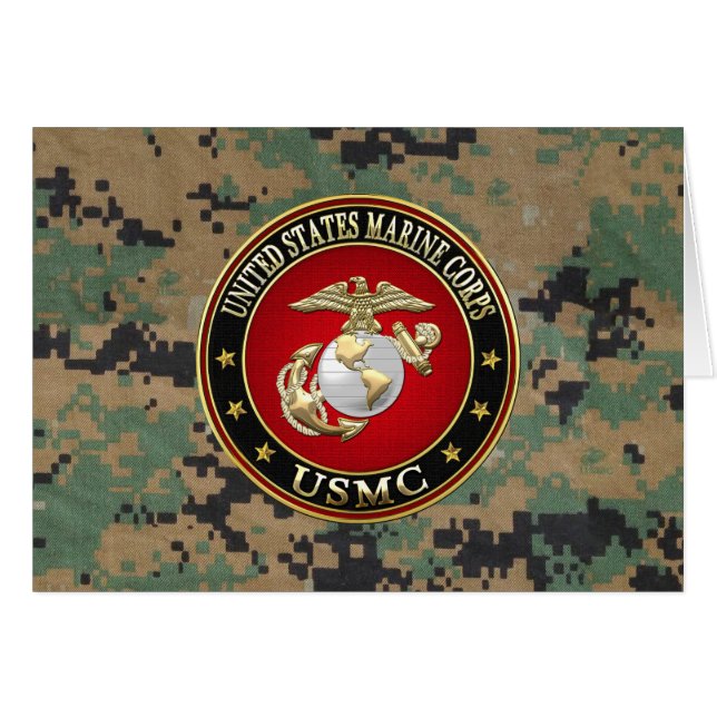 Cartão USMC EGA [Edição Especial] [3D] (Frente Horizontal)
