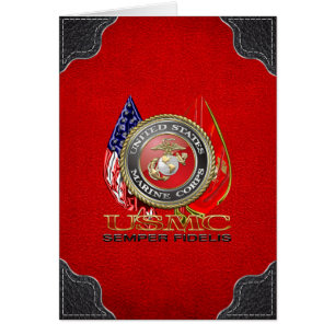 Cartão USMC Semper Fi [Edição Especial] [3D]