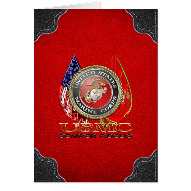 Cartão USMC Semper Fi [Edição Especial] [3D] (Frente)