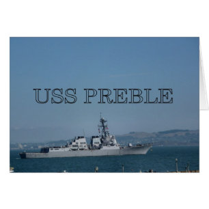 Cartão USS Preble