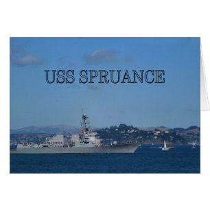 Cartão USS Spruance