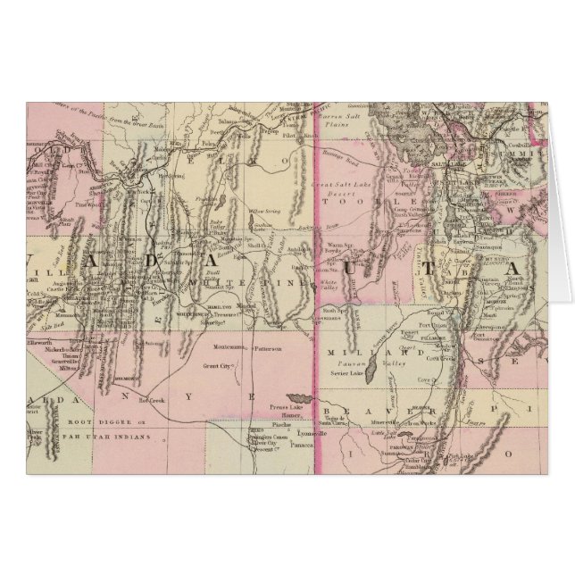 Cartão Utah, Nevada 2 (Frente Horizontal)