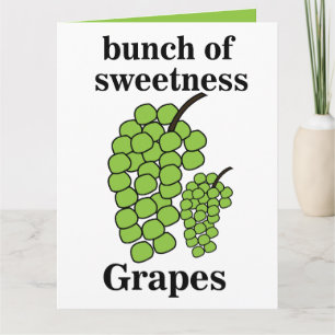 Cartão Uvas Verdes