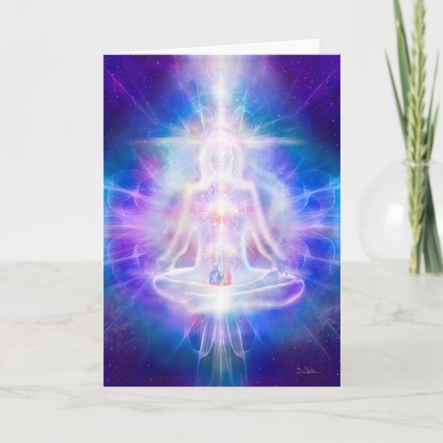 Cartão V069 Meditator Flame (Frente)