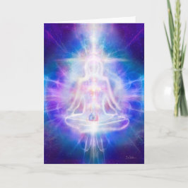 Cartão V069 Meditator Flame