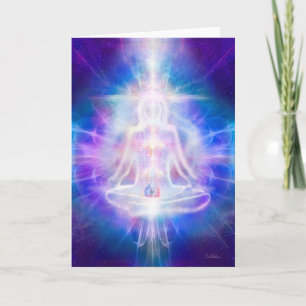 Cartão V069 Meditator Flame