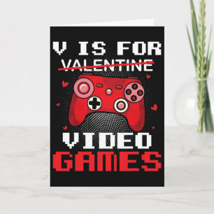 Cartão V é para o Dia dos Namorados Vídeo de Jogos de Val