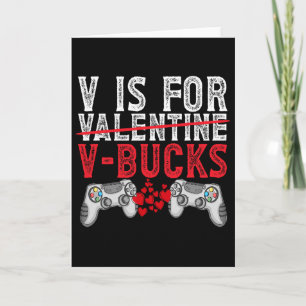 Cartão V É Para V-bucks Do Dia Dos Namorados Jogos De Víd
