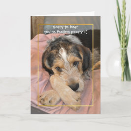 Cartão Vá em breve, cão