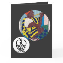 Vá em Peace Fluits tocando...Cartão de Saudação Do