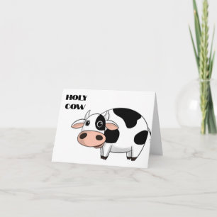 CARTÃO VACA HOLY VOCÊ É UM ADOLESCENTE ANIVERSÁRIO DE 13