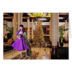 Cartão VACAÇÃO VIRTUAL DA VEDA: Driskill Hotel Christm