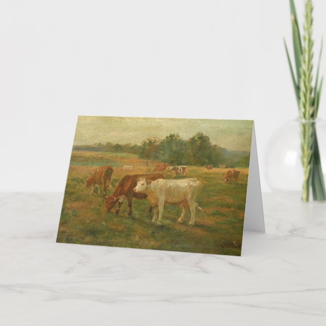 Cartão Vacas - Edward Mitchell Banister - c1890 (Frente)