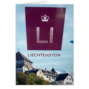 Cartão vaduz castle li