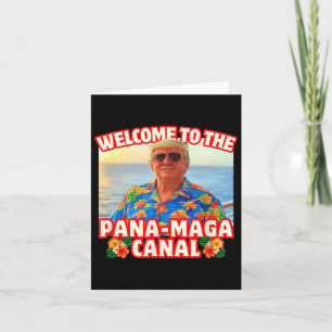 Cartão Vaga de cruzeiro de praia do Canal Pana-mega do Pa