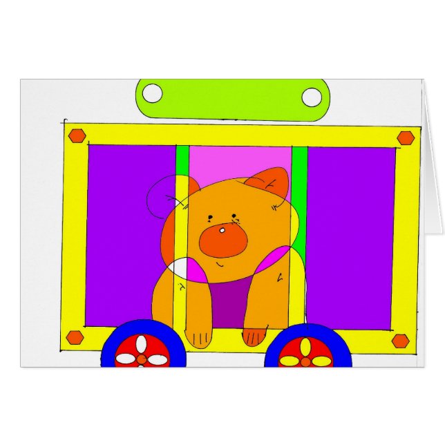 Cartão vagão de circo 300dpi (Frente Horizontal)