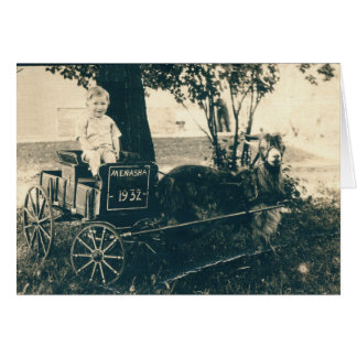 Cartão Vagão de viagem