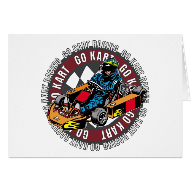 Cartão Vai a competência de Kart (Frente Horizontal)