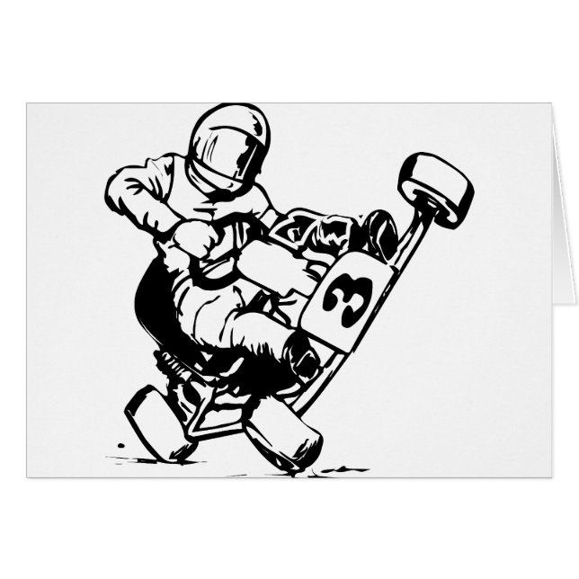 Cartão Vai a competência de Kart (Frente Horizontal)