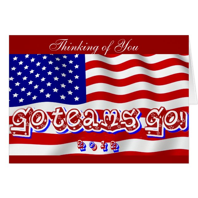 Cartão Vai Equipe Ir!,EUA_ (Frente Horizontal)