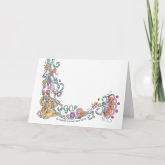 Cartão Vai! Lama com Vinhas Selvagens