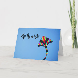 Cartão Vai Voar Uma pipa
