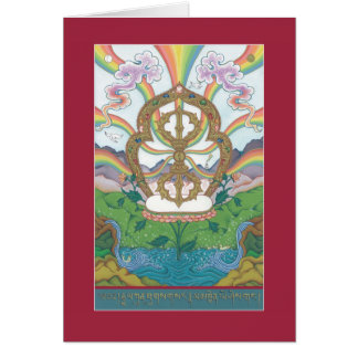 CARTÃO Vajra (Dorje) - com explicação