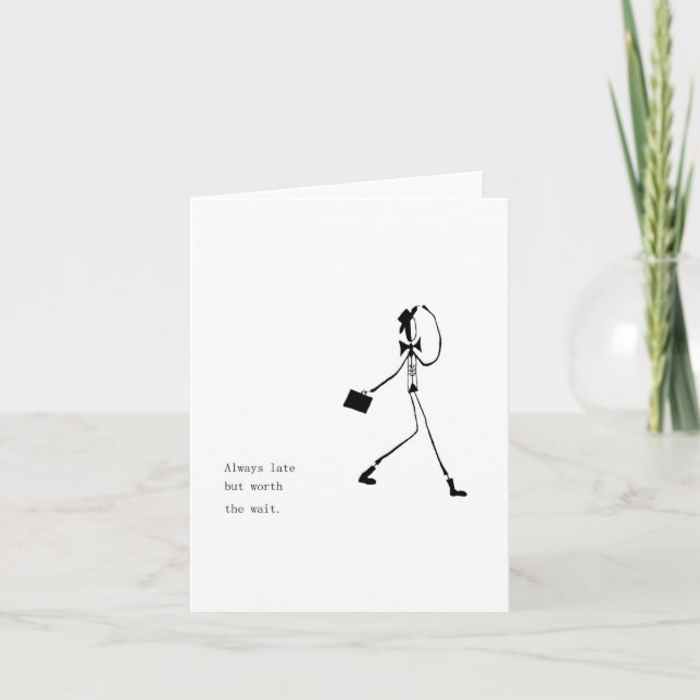 Cartão Vale a Pena Esperar (Frente)