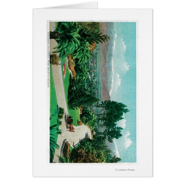 Cartão Vale das Redlands e pomares de Smiley (Frente)