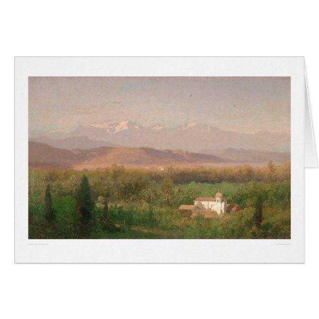 Cartão Vale perto de Los Angeles, Califórnia (0704A) (Frente Horizontal)