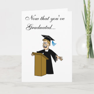 Cartão Valedictorian