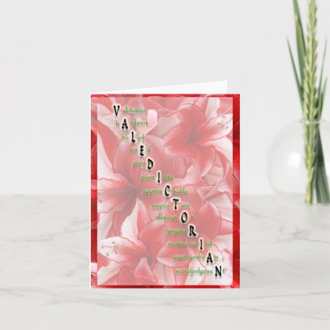 Cartão Valedictoriano (Frente)