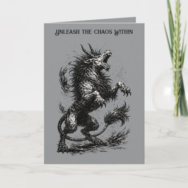 Cartão Valefor Unleashed Bray of the Infernal King (Frente)