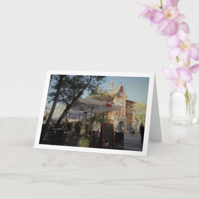 Cartão Valencian Cafe, Valencia City, España (Orquídea)